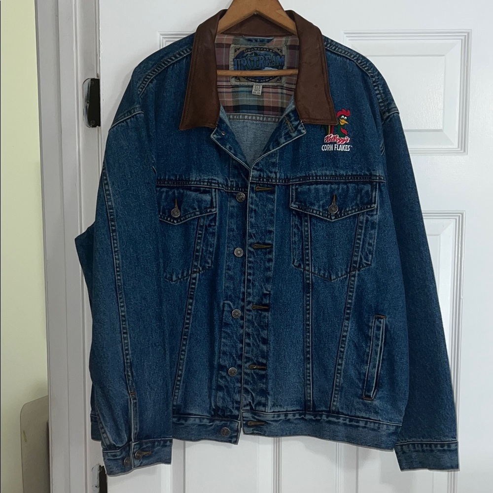 Kellogg’s Corn Flakes Vintage Jean Jacket by Upstream size Large